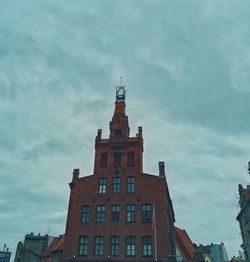 Low angle view of building against sky