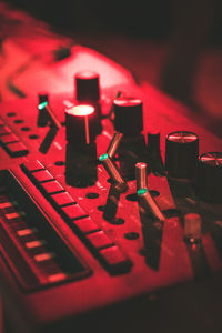 Close-up of computer keyboard