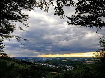 Scenic view of cloudy sky