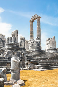 View of temple against sky