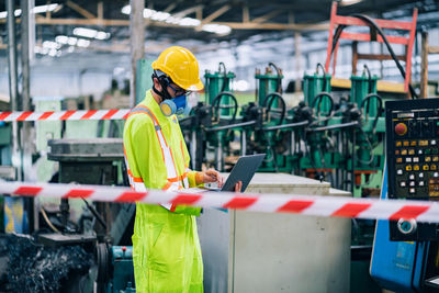 Man working in industry