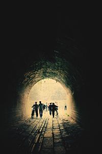 Interior of tunnel