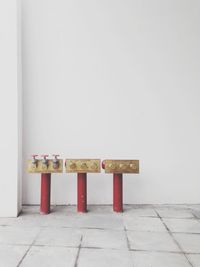 Red information sign