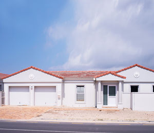 Built structure against clear blue sky