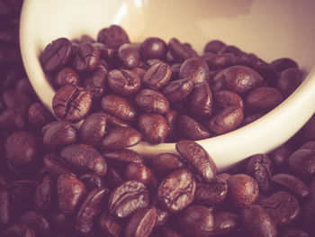 Close-up of coffee beans