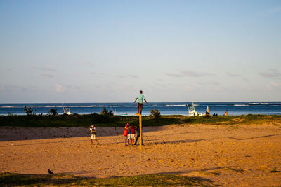 Scenic view of beach