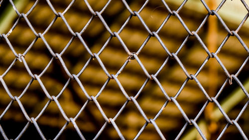 Full frame shot of chainlink fence