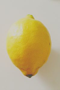 Close-up of apple over white background