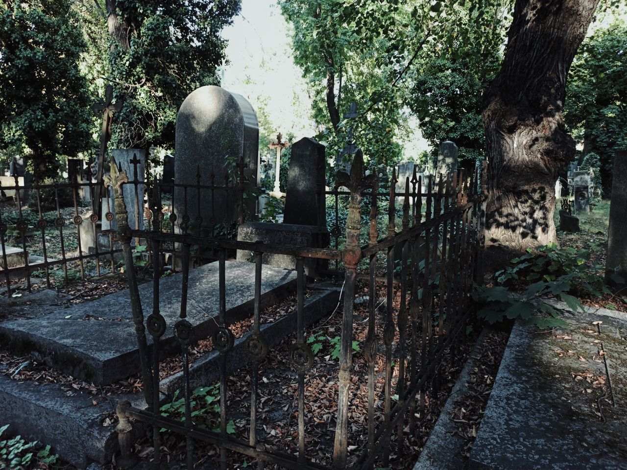 BUILT STRUCTURE IN CEMETERY