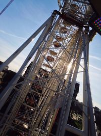 Low angle view of built structure against sky