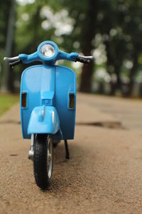 Bicycle on road