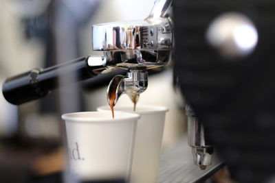 Close-up of coffee cup
