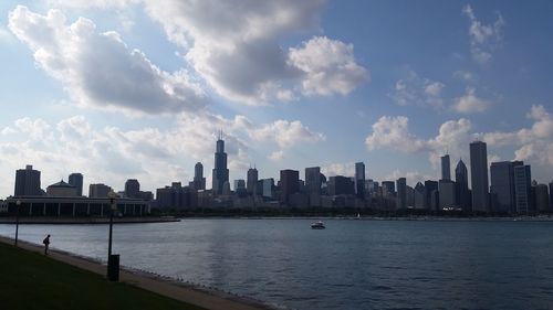 View of city at waterfront