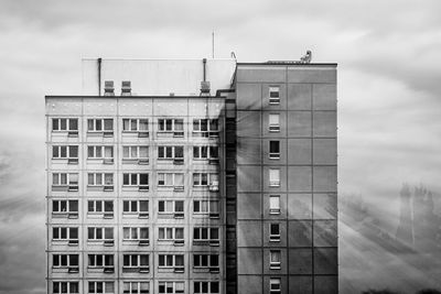 Low angle view of building against sky