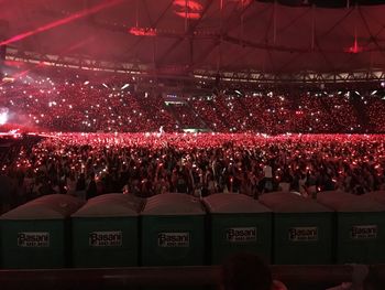 Crowd at night