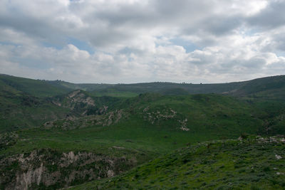 Scenic view of landscape against sky