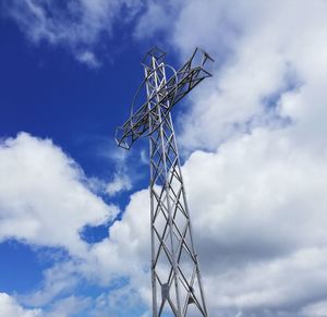 A cross in poland on a mountain 