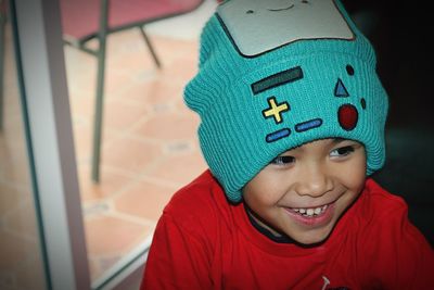 Portrait of cute boy