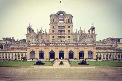 Low angle view of historical building