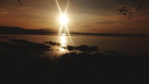 Scenic view of sky during sunset