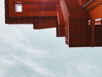 Low angle view of building against sky