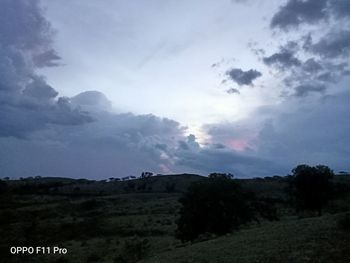 Scenic view of landscape against sky