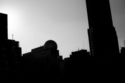 Low angle view of buildings against sky