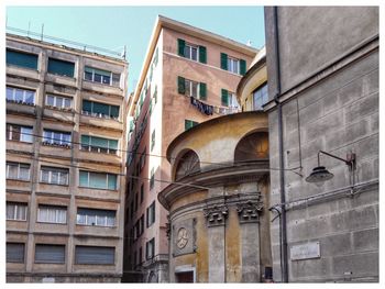 Low angle view of building against sky