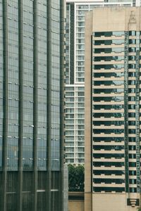 Exterior of apartment building