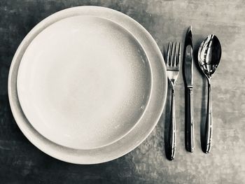 High angle view of tea on table