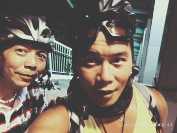 Portrait of smiling young woman