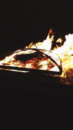 View of illuminated building at night