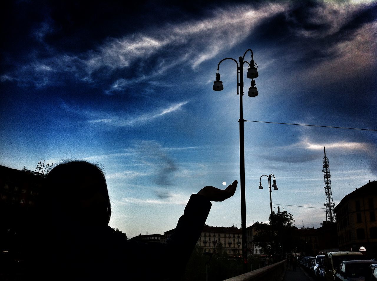 LOW ANGLE VIEW OF STREET LIGHT AGAINST SKY