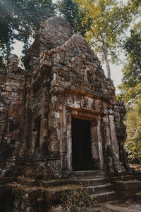 Low angle view of a temple