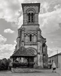 Facade of cathedral against sky