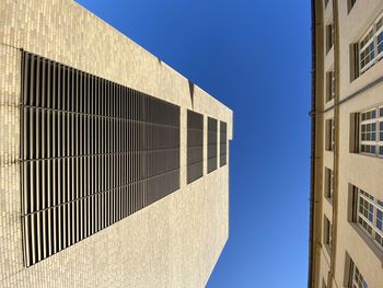 Low angle view of building against clear sky