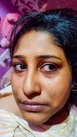 Close-up portrait of a girl