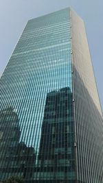 Low angle view of modern building