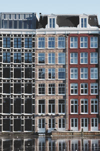 Low angle view of building at construction site