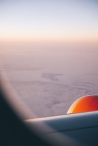 View of hot air balloon against sky