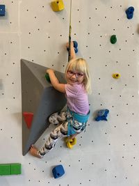 Girl climbing