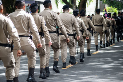  bahia military police soldiers are seen during a tribute to brazilian independence day 