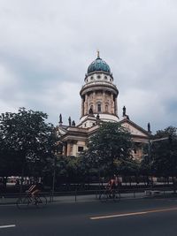 View of cathedral against cloudy sky