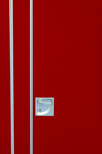 Close-up of red wall