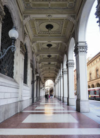 Corridor of building