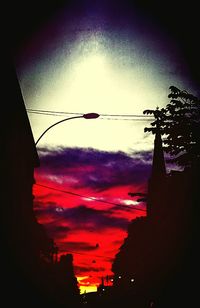 View of sky at sunset