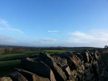 Scenic view of landscape against sky