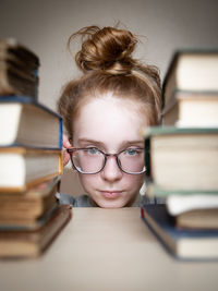 Close-up of young woman looking away