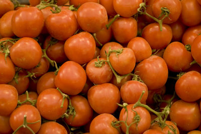 Full frame shot of tomatoes in market