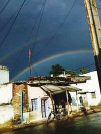 Buildings in city against sky